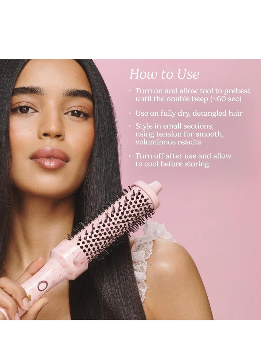 Mane x Love Shack Fancy Medium Hot Thermal Round Brush